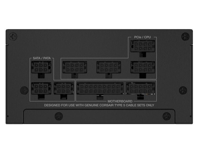 Corsair Netzteil SF750 750 W Vollmodulares SFX-Netzteil mit 80 PLUS Platinum-Zertifikat