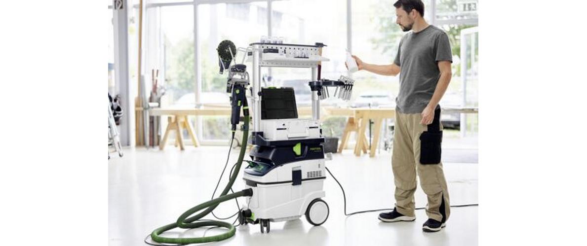 Nass-/Trockensauger CLEANTEC CTL 36 EI<br>Kompaktes Absaugmobil
