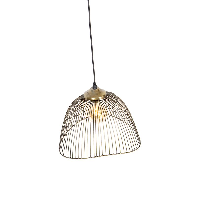 Design hanglamp messing draad 39,8 cm - Pia