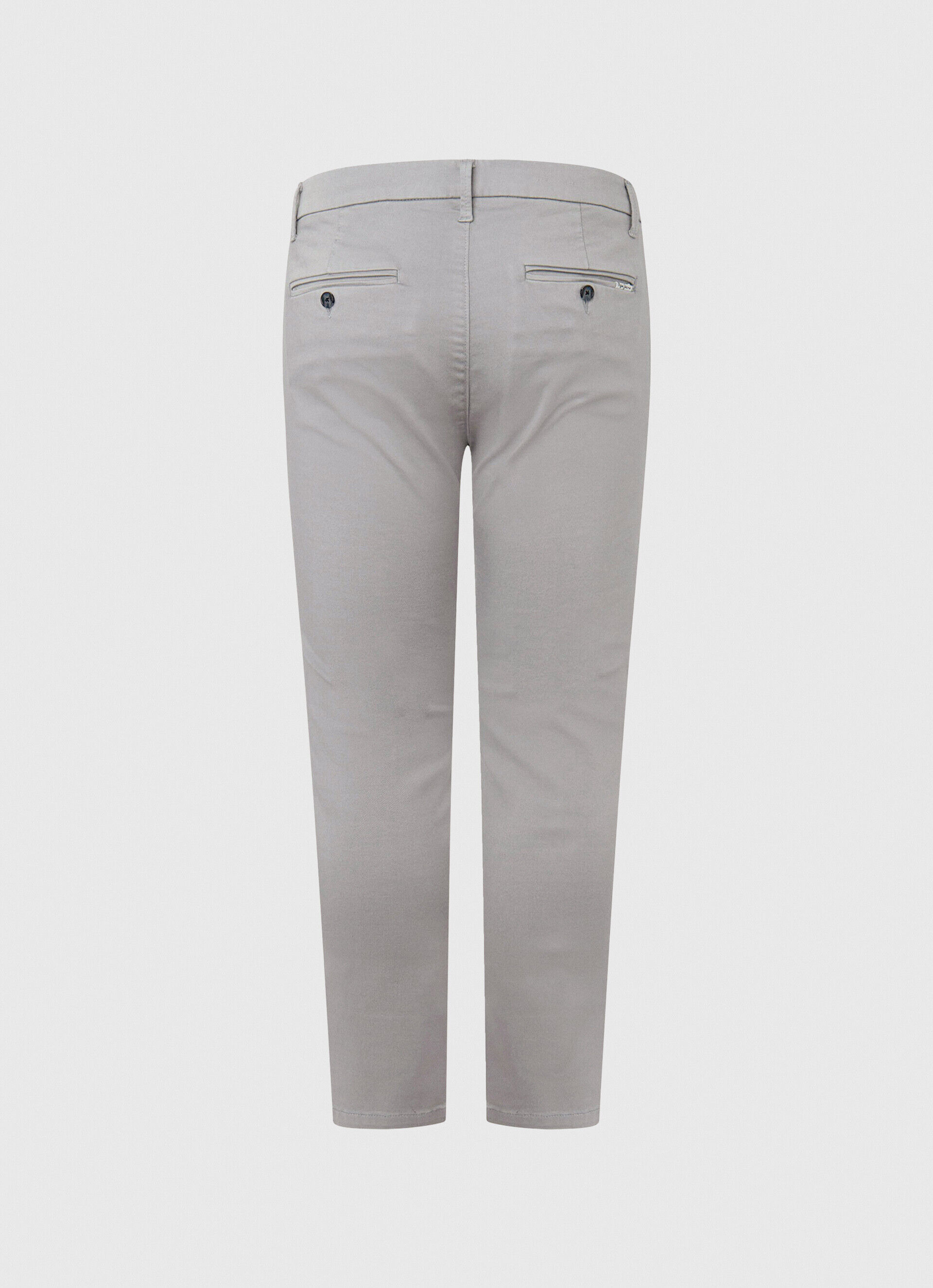 Calça chino Slim James - cinza prateado