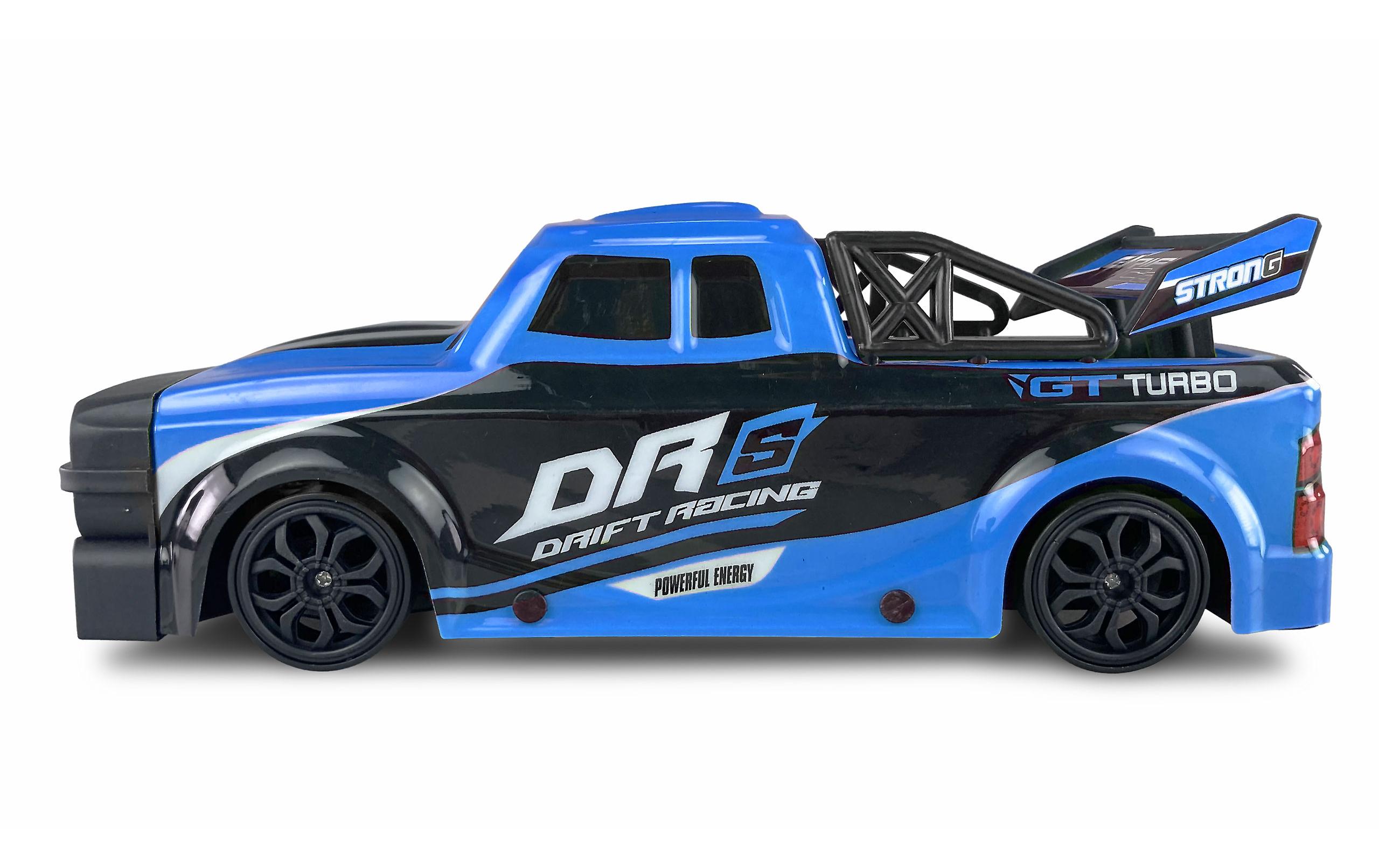 Drift DRS 4WD Blau, RTR, 1:18Ferngesteuertes Drift Rennauto für Kinder ab 6 Jahren