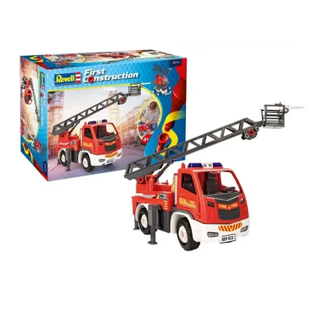 Revell First Construction Feuerwehrauto Leiterwagen