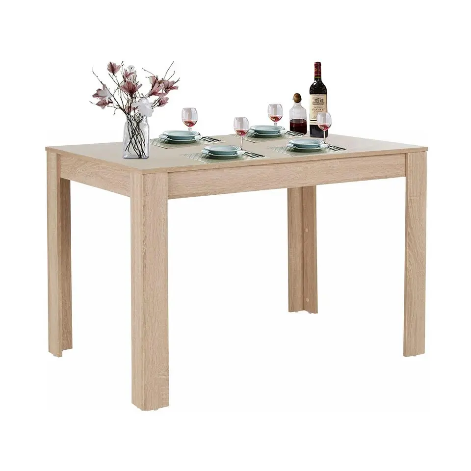 Lynn - Eettafel 120x80 cm 6 personen in eiken MDF