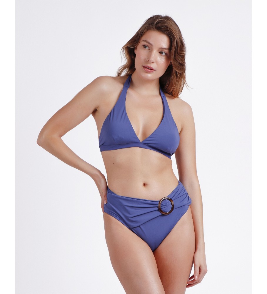Biquíni Admas Halter Shell azul