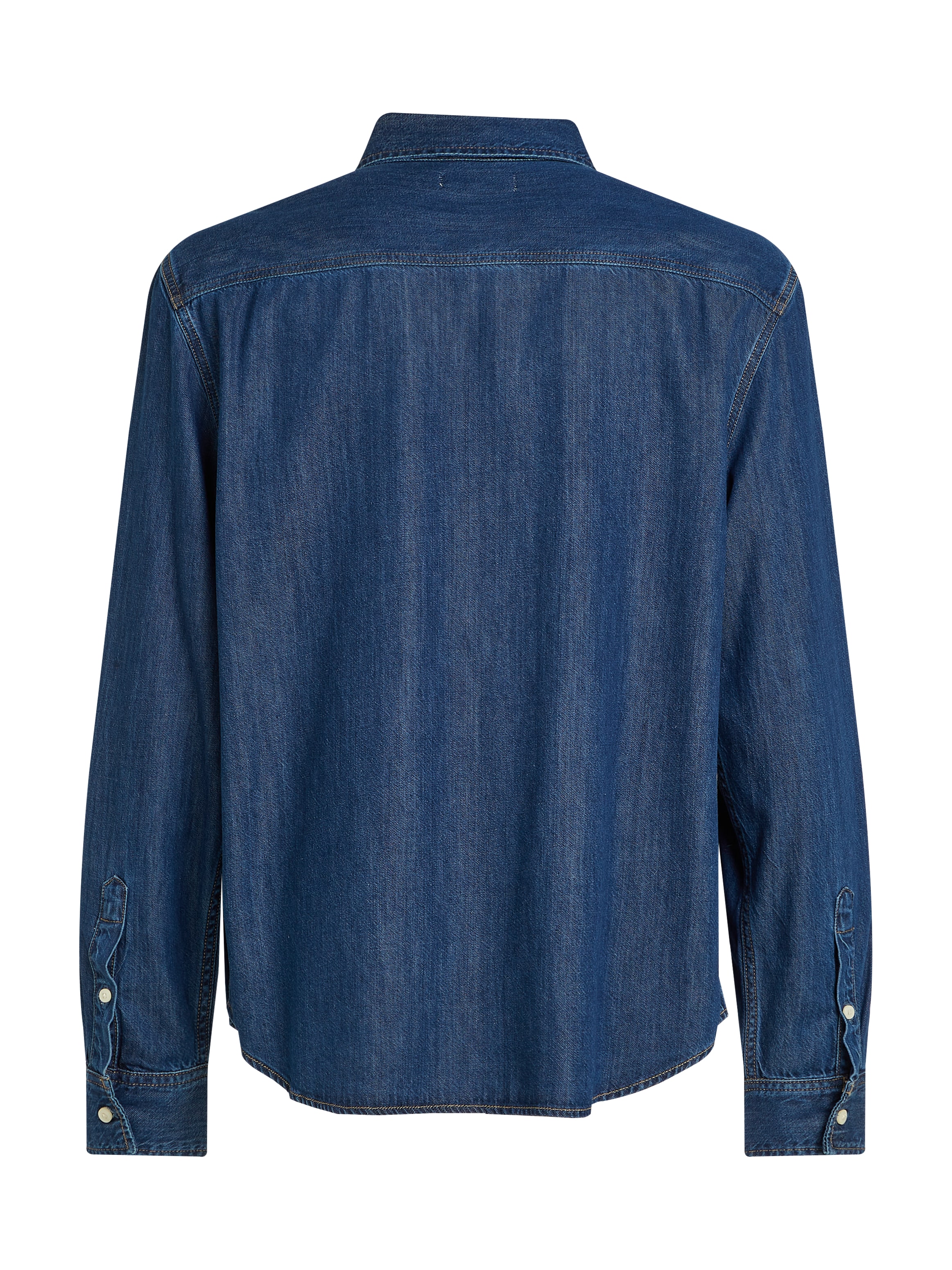 Calvin Klein Jeans Jeanshemd »REGULAR DENIM SHIRT«, Logostickerei, Brusttasche