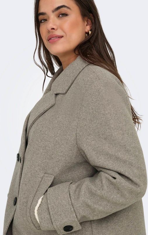 Carfreja - Jas - Omkeerbaar - Plus-size - Met Knoopsluiting - Voorzakken - Polyester Voering