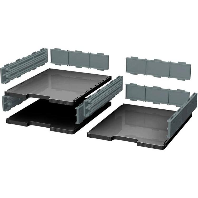 Module de classement Modulodoc set élément de base standard Ecoblack - Gris foncé