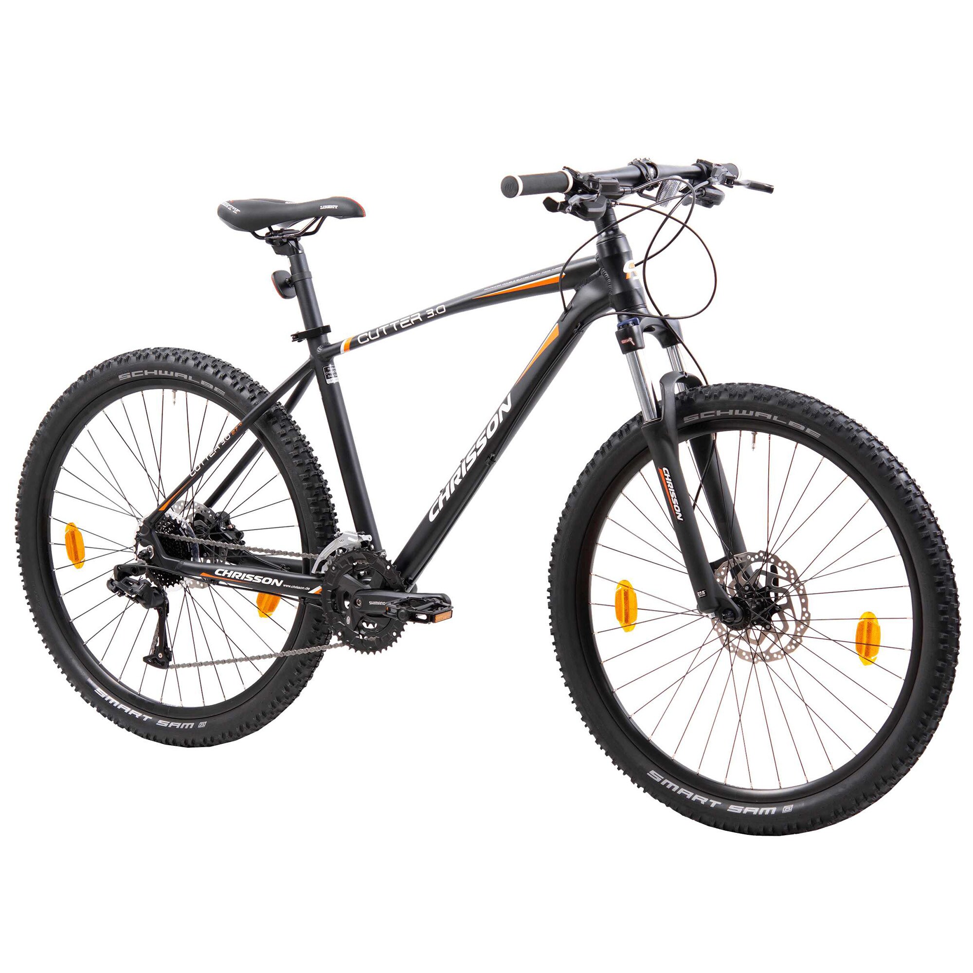 Chrisson Cutter 3.0 Mountainbike 27,5 Zoll MTB für Jugendliche und Erwachsene Hardtail 27 Gänge Mountain Bike 650B 165 - 190 cm
