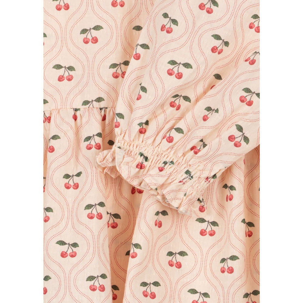 Køb Konges Sløjd Cherry Pink Motif Cianna Bluse GOTS