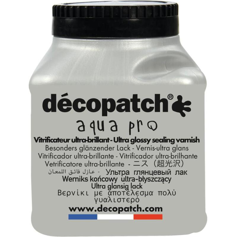 Vitrificateur brillant 180ml multilangues - Gris