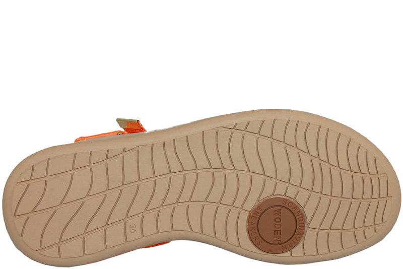 WODEN LINE SANDAL I NEON ORANGE TEKSTIL