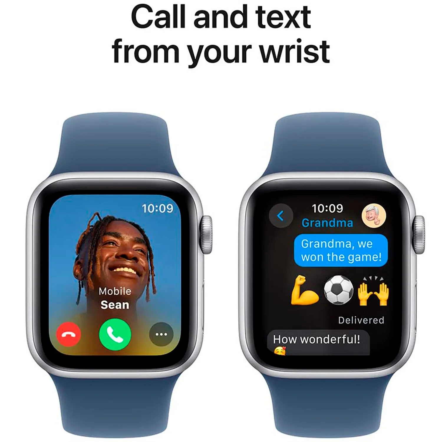 Apple Watch SE GPS 40mm Silver Aluminium Sport Band S/M MXEC3