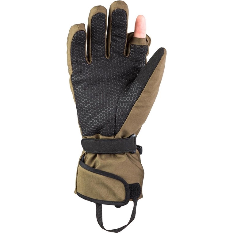 Heat Experience Heated Hunt Gloves Green/Black