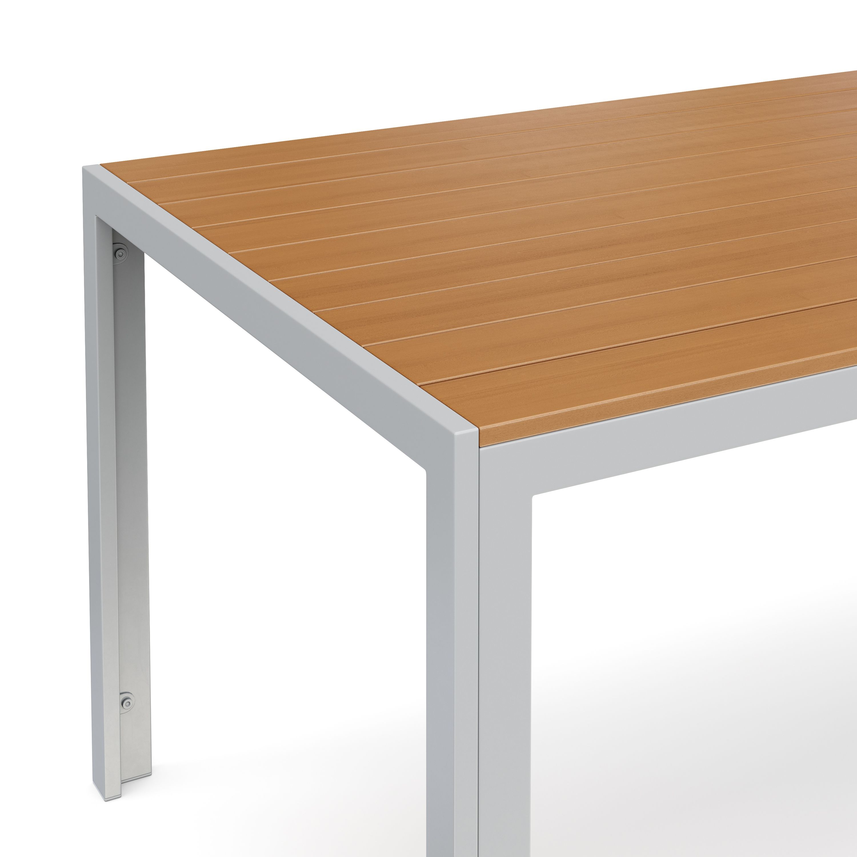 Gartentisch ENZI 180 x 90 cm braun