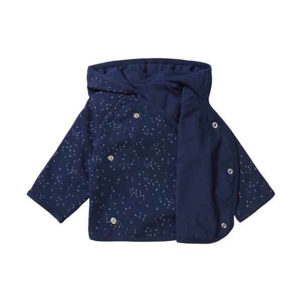 Noppies Vest Omkeerbaar Naper Print Black Iris
