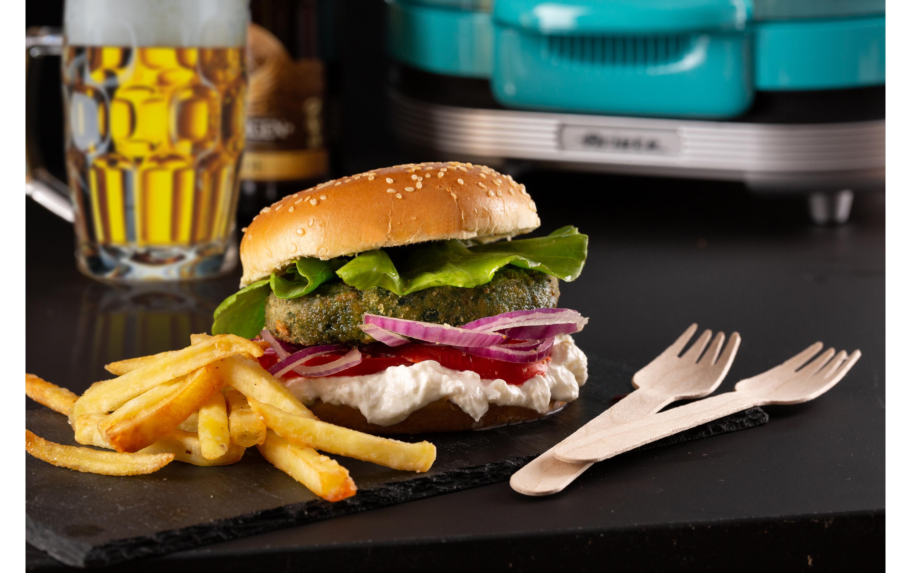 Hamburger-Grill Party Time ARI-205-BL 1200 W, BlauHamburger-Maschine