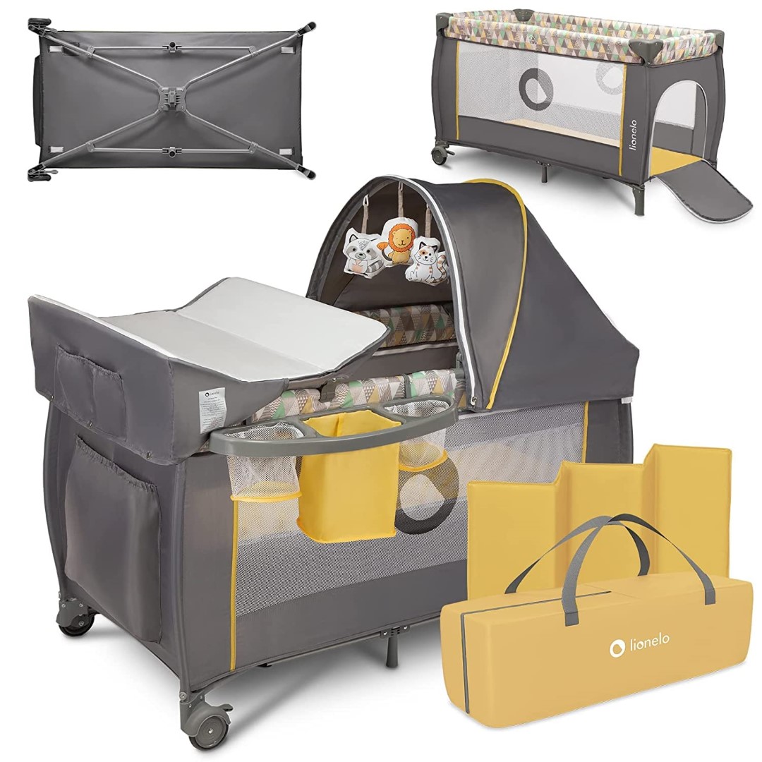 Lionelo Sven Plus 4-in-1 Babybett and Laufstall