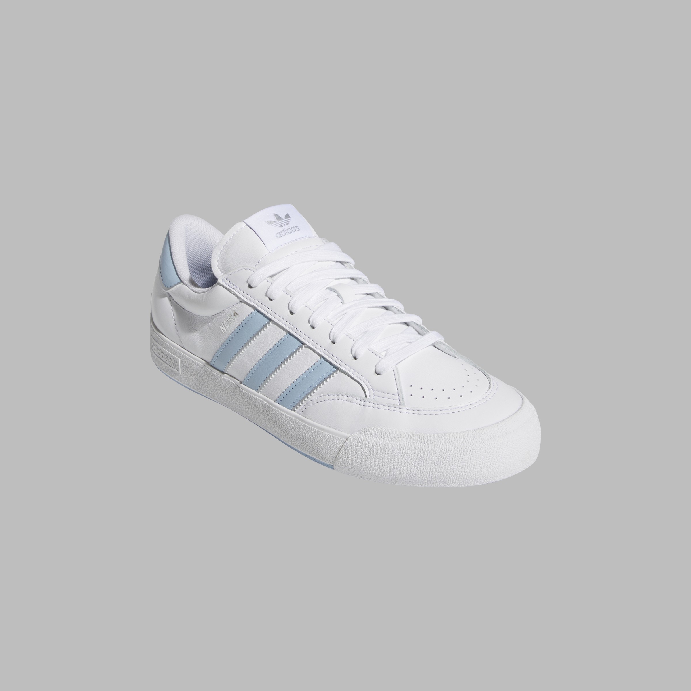 Adidas Skateboarding Nora Cloud White Clear Sky Silver Metallic 4 US / 36 EU