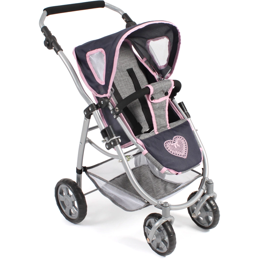 BAYER CHIC 2000 3 in 1 Kombi EMOTION ALL IN melange grau-navy