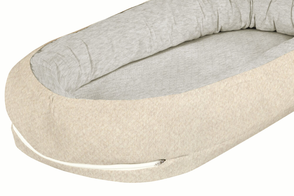 ALVI Schlummernestchen Special Fabric Quilt nature, 87x53