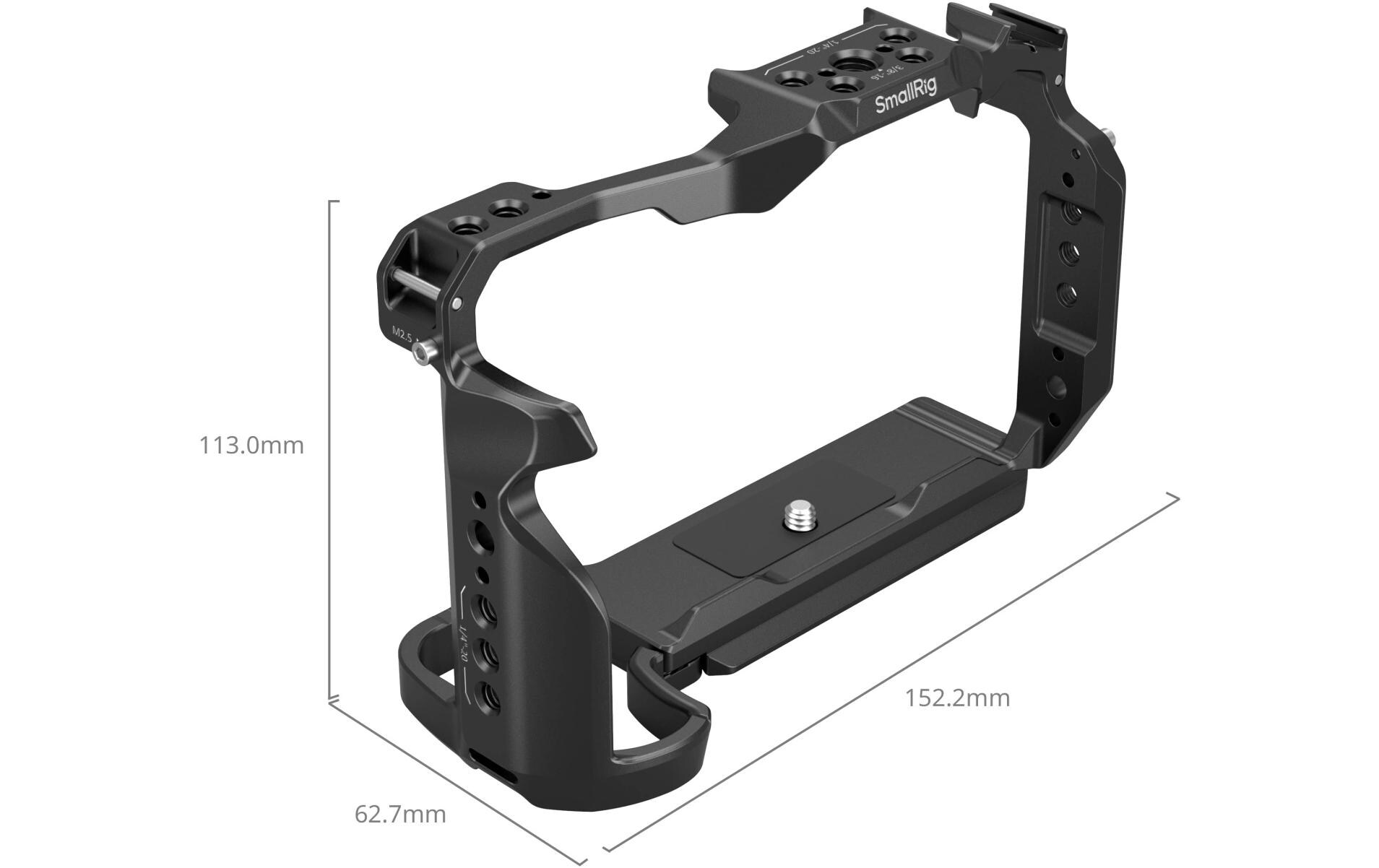 Cage für Nikon Z 6IIISchützt die Kamera und ermöglicht dennoch den Zugriff auf die Schnittstellen