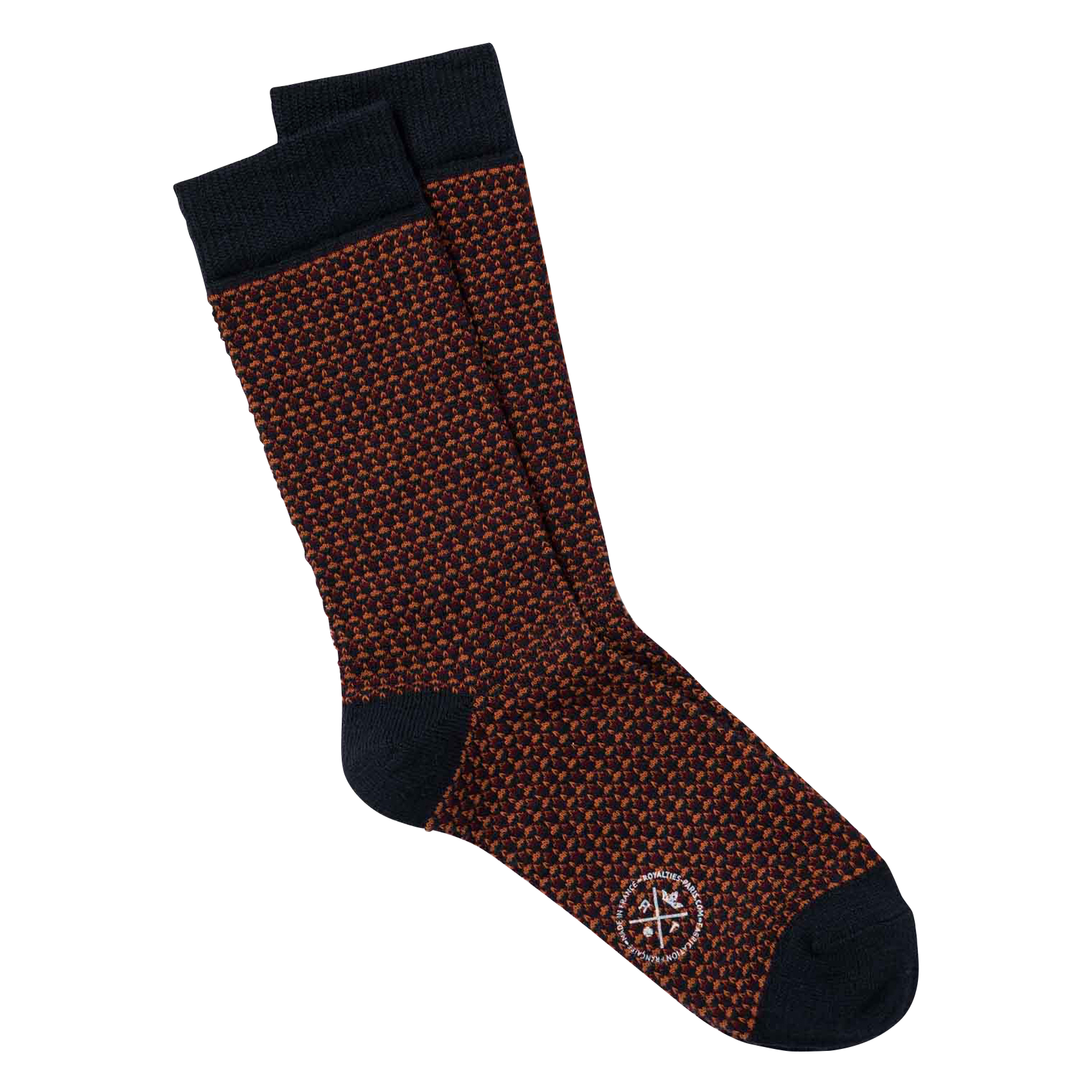 GARY - Chaussettes en coton mélangée | Orange