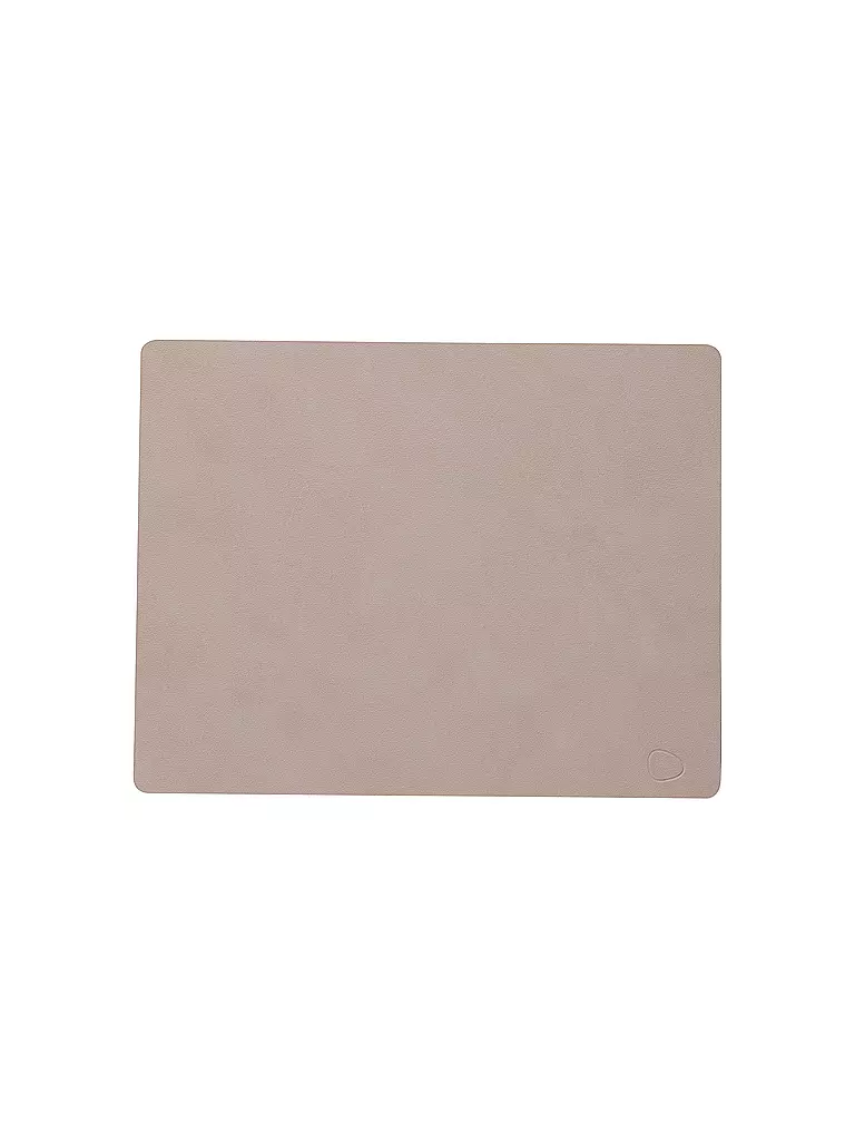 LIND DNA Leder Platzset eckig NUPO 35x45cm Brown hellbraun