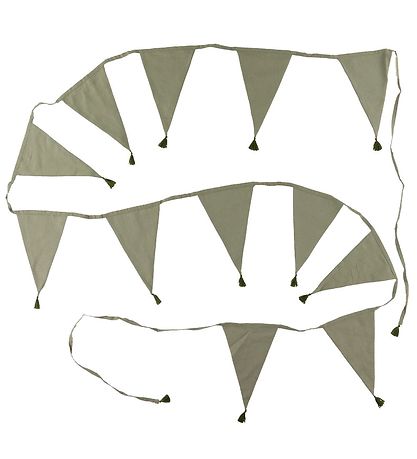 A Little Lovely Company Wimpelkette - 12 Cotton Flaggen - 400 cm