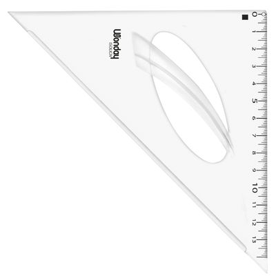 Wonday - Équerre 21 cm - 45°/45°