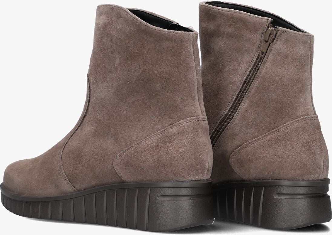 taupe hartjes enkelboots sue h booty