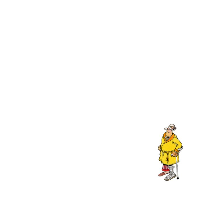 Jan van Haasteren | Beterschapskaart | Getekend ziekenhuis