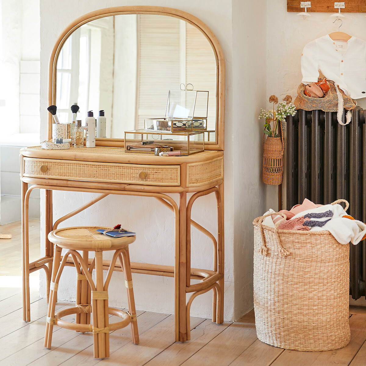 LA REDOUTE INTERIEURS<br>Kruk em rotan, Katni