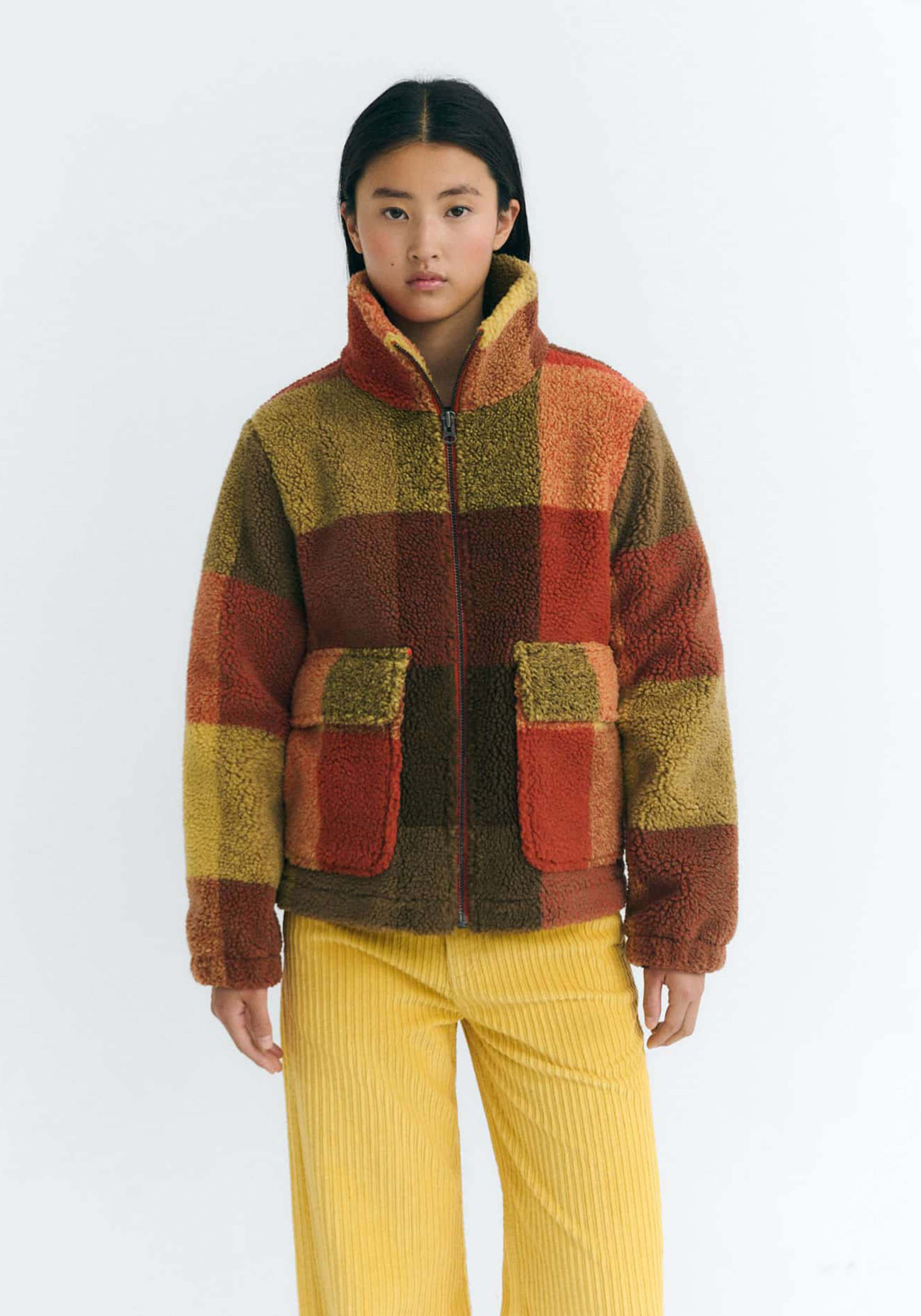 Thinking Mu Jacke Sophie Creeck Checks Multicolor