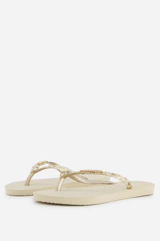 Havaianas Slim Glitter II Slippers beige Rubber