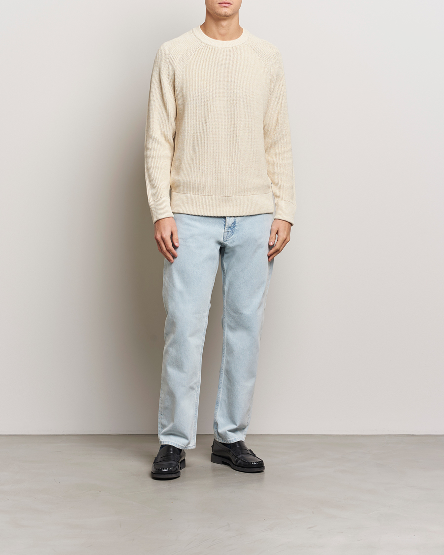 NN07 Jacobo Cotton Knitted Sweater Ivory