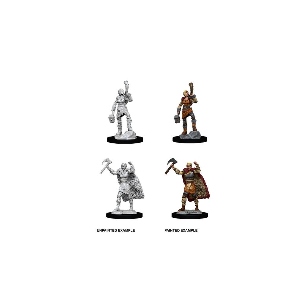 D&D Nolzur's Marvelous Unpainted Miniatures: Female Human Barbarian
