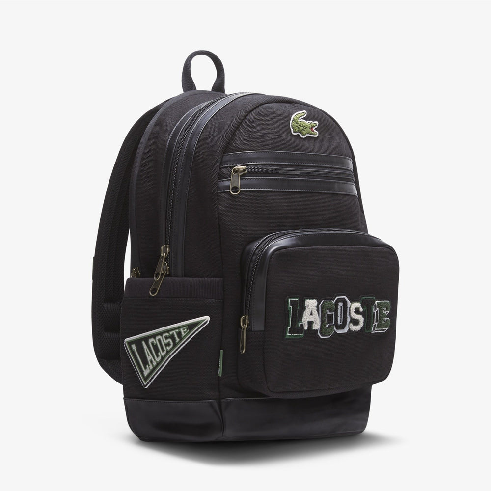 Køb LACOSTE Noir Lcan Varsity Rygsæk