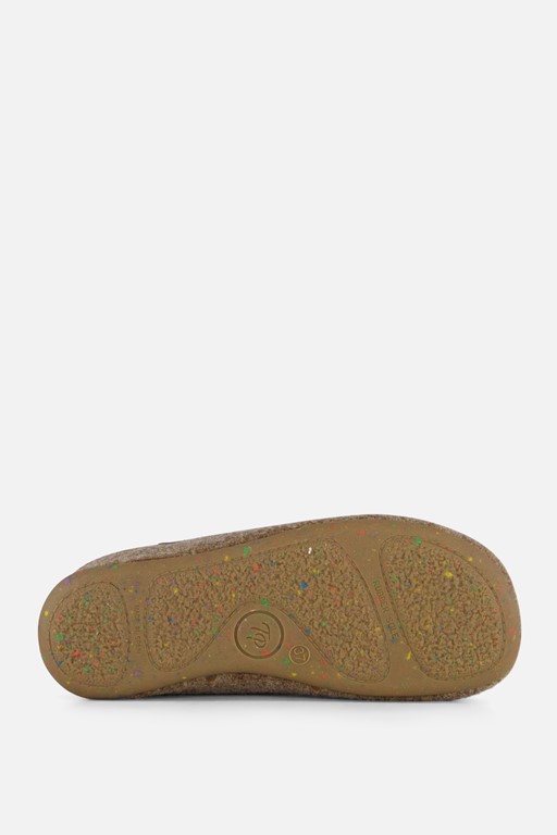 Toni Pons Pantoffels Mona taupe Vilt