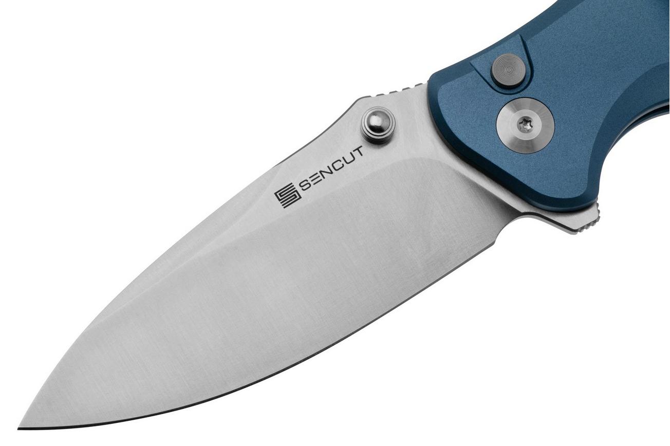 SENCUT Cybrix S23098A-4 Satin 9Cr18MoV, Blue Aluminium zakmes