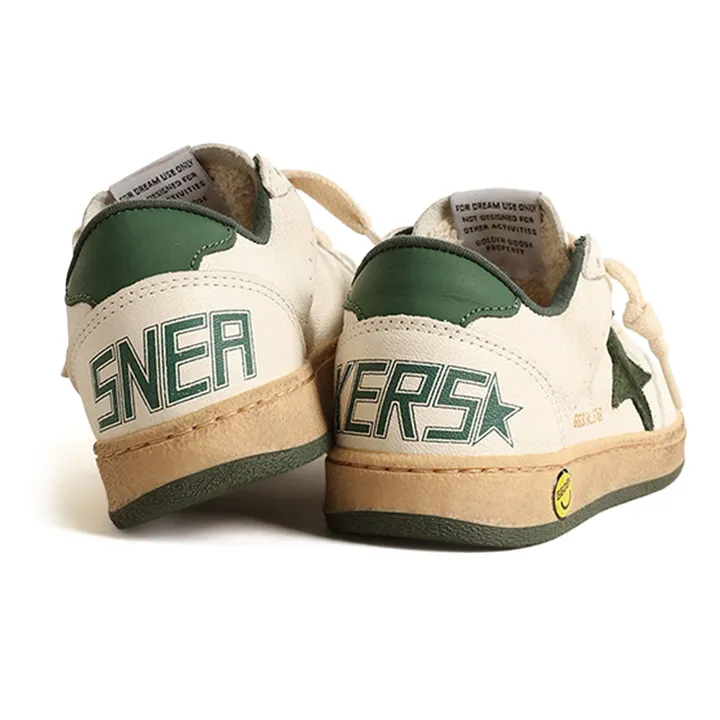 Golden Goose Baskets Lacets Ballstar Suède | Vert foncé