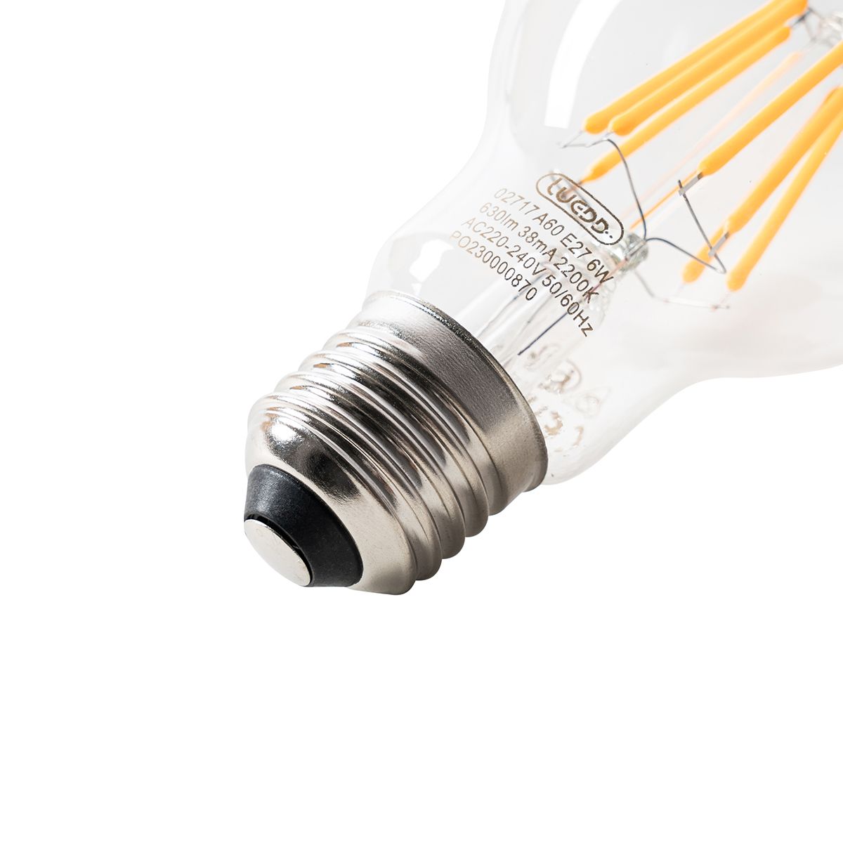 E27 LED lamp A60 helder 6W 630 lm 2200K