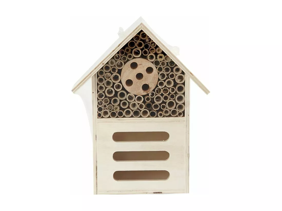 Maison à insectes en bois 18 x 9 x 14 cm