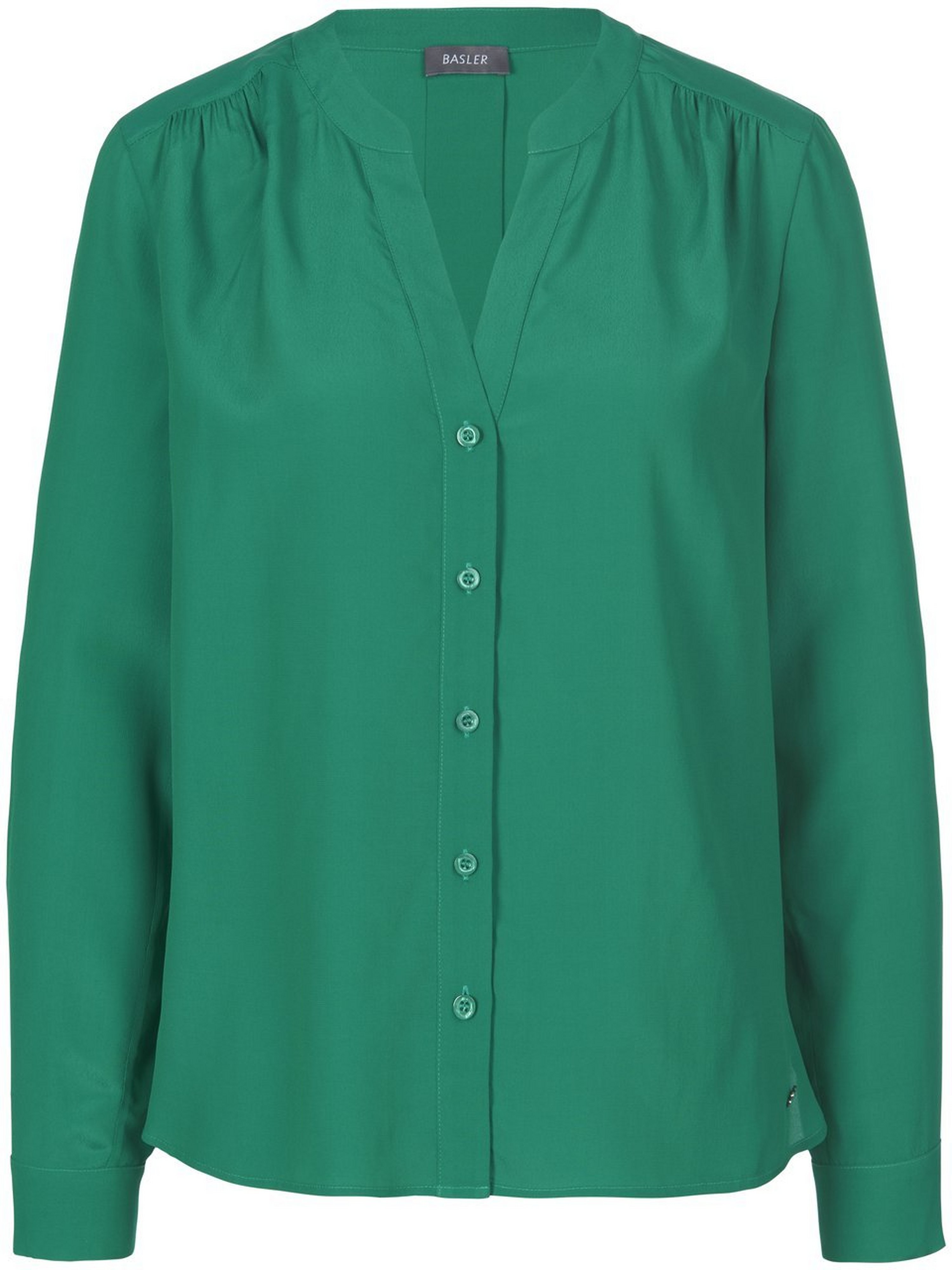 Bluse mit Rundhals-Ausschnitt