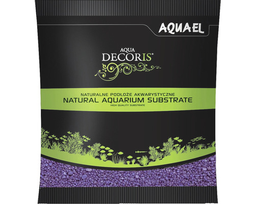 Aquariumgrind AQUAEL Aqua Decoris 2-3 mm 1 kg paars