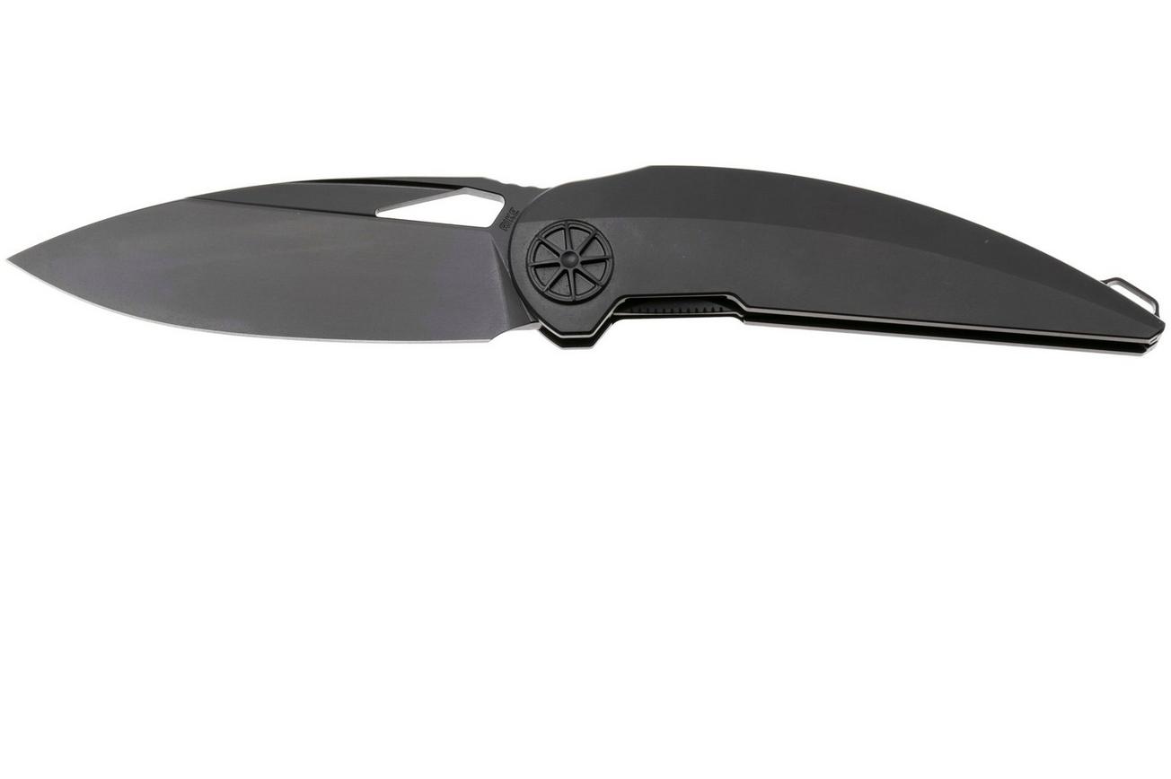 Rike Knife Tissot 2 DLC Böhler M390, DLC Titanium, zakmes