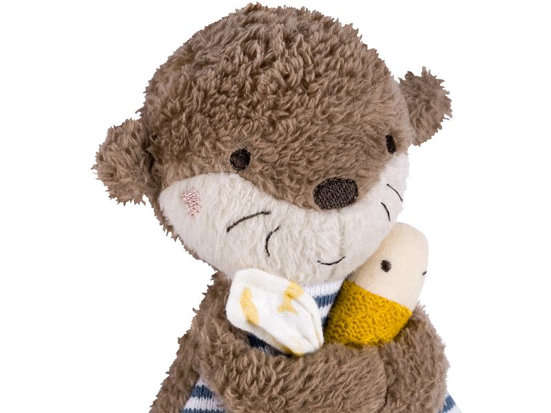 fehn Schmusetuch Otter Spielkamerad und Einschlafhilfe für Babys