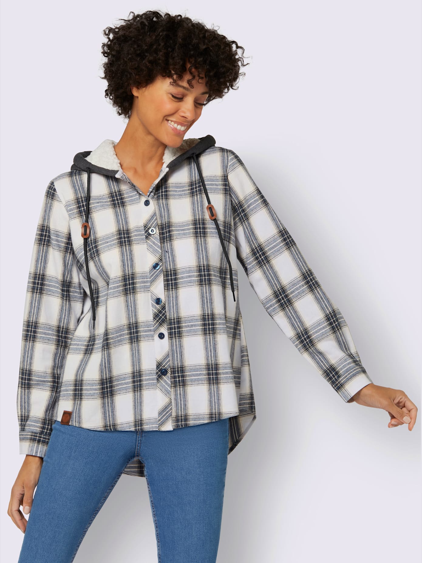 Chemisier en flanelle pur coton