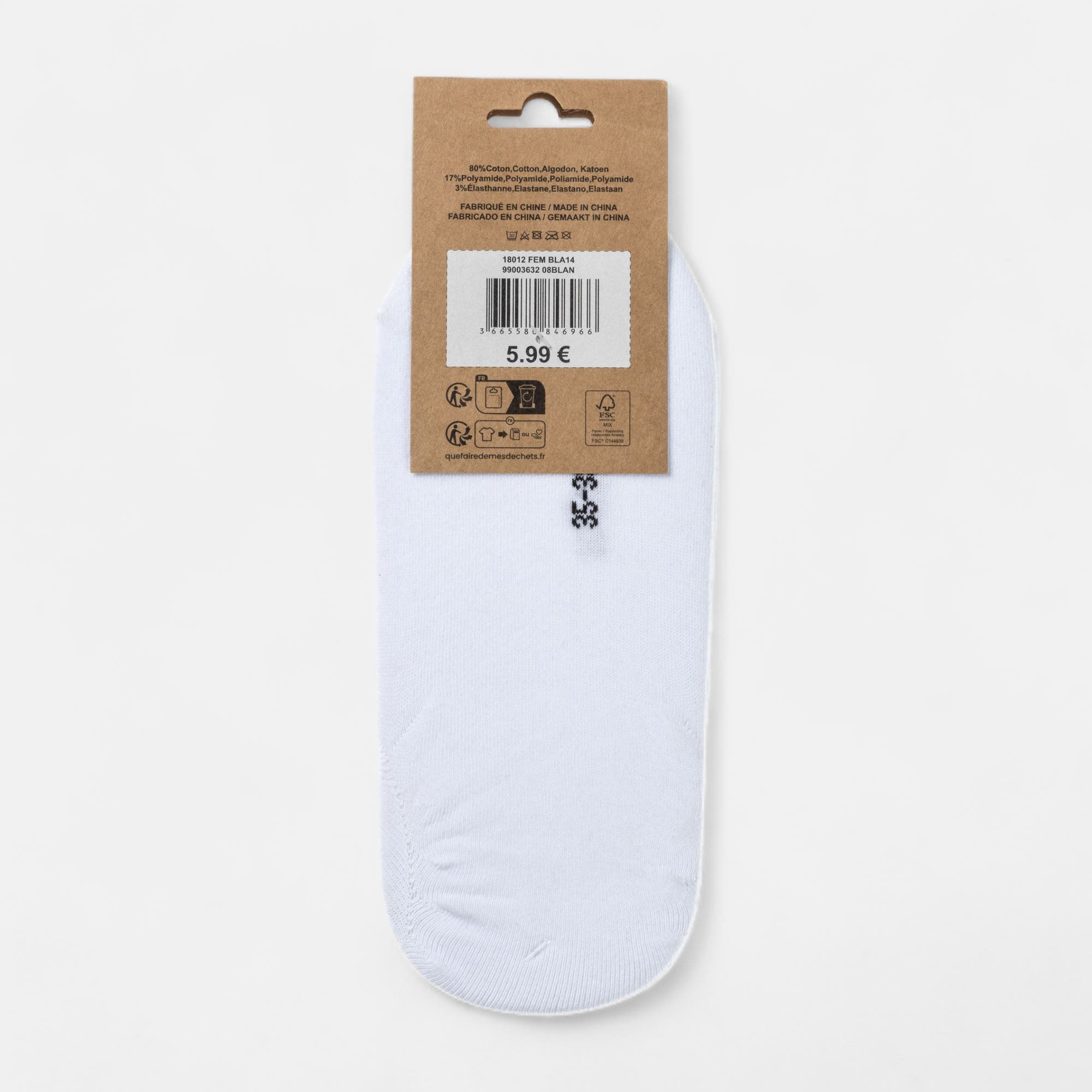 Chaussettes Femme blanc