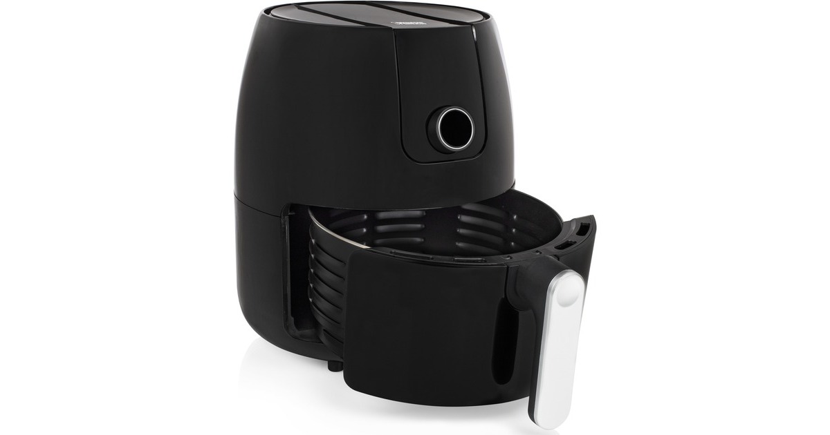 Princess182025 Aerofryer XXL heteluchtfriteuse  (Zwart/zilver, 4,5 liter)