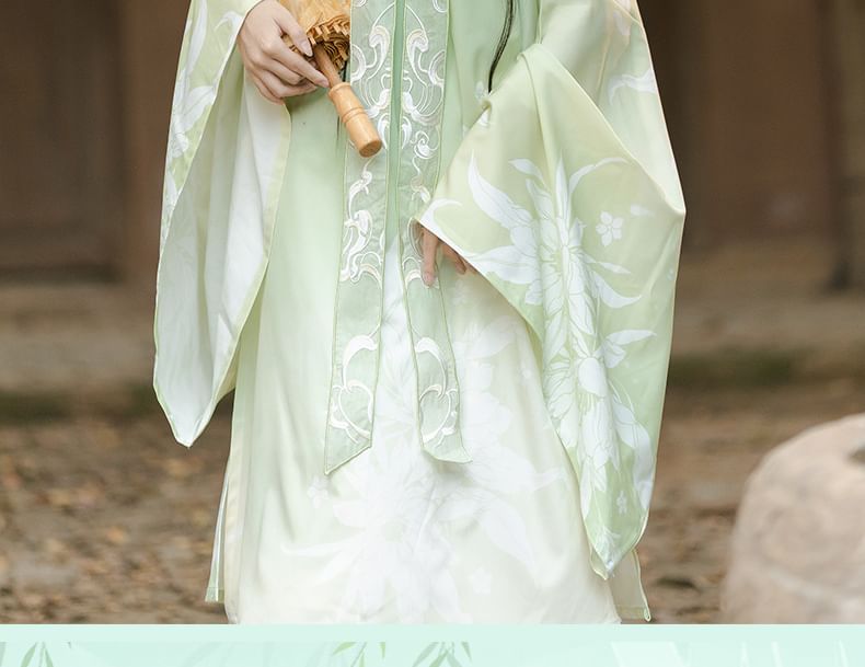 Francoix - Bloemen Hanfu Kostuumset